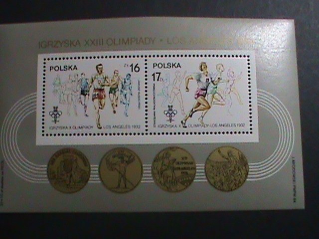 POLAND 1984 23RD OLYMPIC GAMES LOS ANGELES'84 USA MNH S/S SHEET VERY FINE