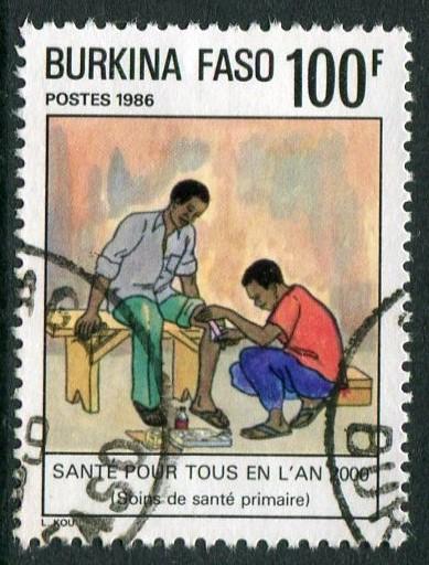 BURKINA FAS0 1986 -  100f USED