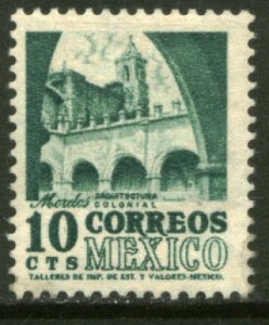 MEXICO 858, 10¢ 1950 Definitive 1st printing, wmk 279. MINT, NH. VF.