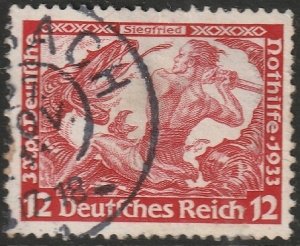 Germany 1933 Sc B54 used