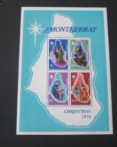 Montserrat 1976 Sc 358a Christmas Religion set MNH