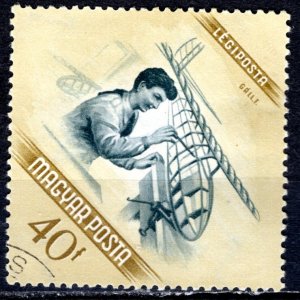Hungary; 1954: Sc. # C149:  Used CTO Single Stamp
