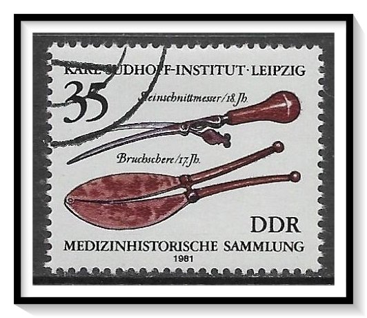 Germany DDR #2216 Historic Medical Instruments CTOH