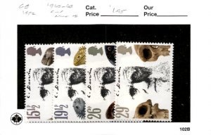 Great Britain, Postage Stamp, #965-968 Mint NH, 1982 Charles Darwin (AB)