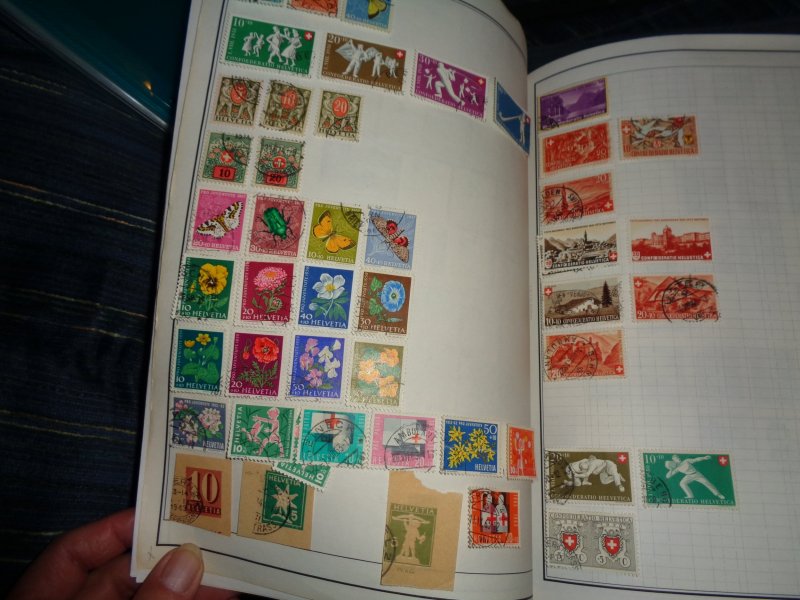 SWITZERLAND COLLECTION ON ALBUM PAGES, MINT/USED