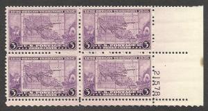 #783  3c Oregon Territory