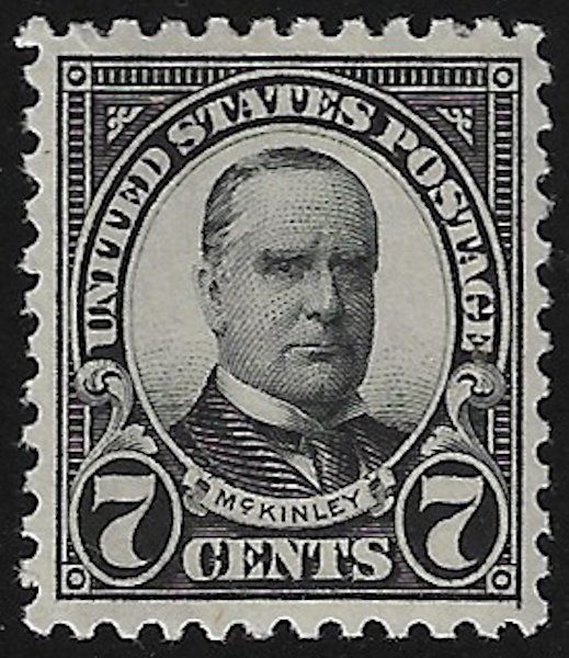 US #559 VF/XF mint never hinged, jet black color, bid high and often on this ...