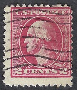 United States #528 2¢ George Washington, Type Va. Carmine. Perf. 11. Good. Used.