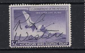 USA RW17  used.  See important note.