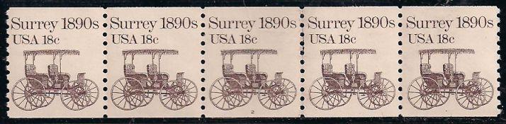 US 1907 MNH - PNC 5 - Plate 8 - Surrey