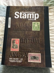 Scott 2015 Standard Postage Stamp Catalogue Volume 1: A - B Countries ExLibrary