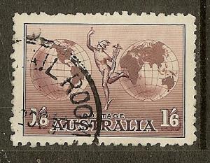 Australia, Scott #C4, 1sh6p Mercury and Hemispheres, Used 