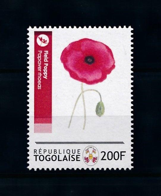 [78833] Togo  Flora Flowers Blumen Field Poppy  MNH