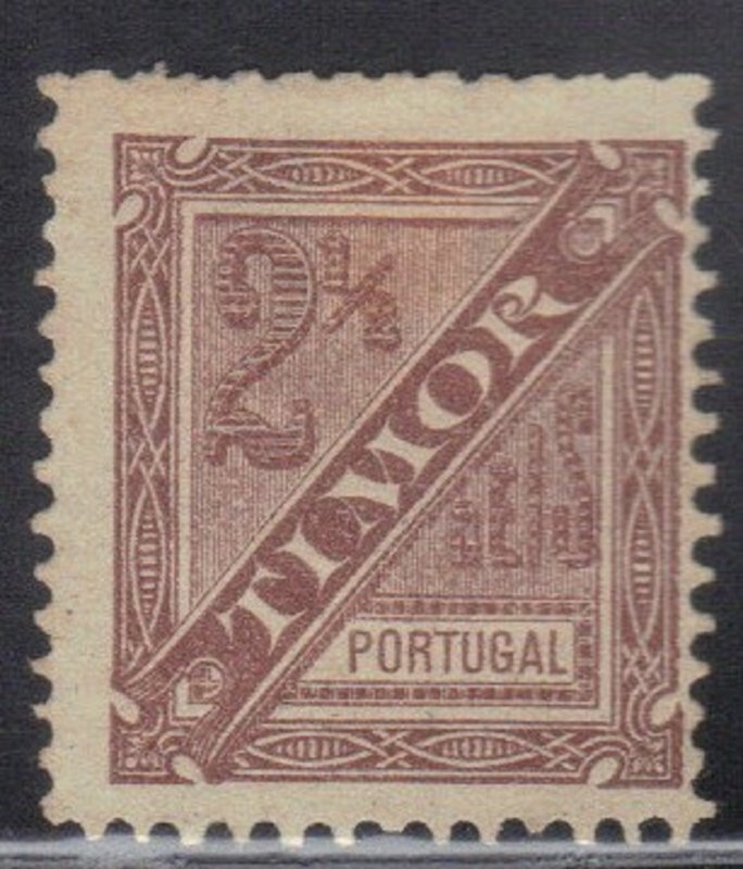 TIMOR  SC # P4 **MH** 2 1/2r 1893   SEE SCAN