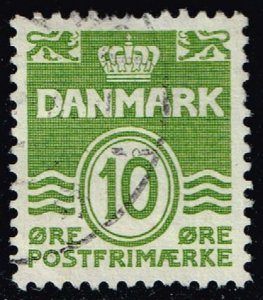 Denmark #318 Numeral; Used (0.25) (3Stars)