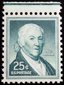 1958 25c Paul Revere, Patriot in the American Revolution Scott 1048 Mint F/VF NH