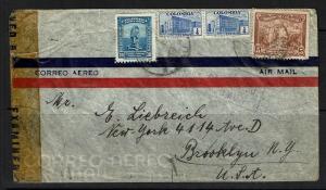 Colombia - WWII Censored Cover to USA - Lot 090417