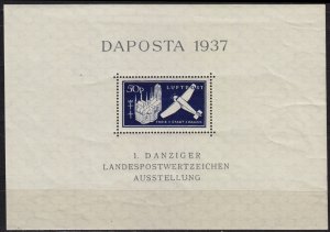 GERMANY REICH Danzig [1937] MiNr 0271 Block 2b ( **/mnh ) [02]