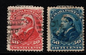 CANADA SG115/6 1893 PAIR FINE USED