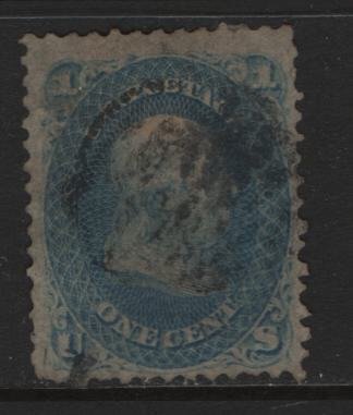 US, 63, USED, 1861-62, FRANKLIN