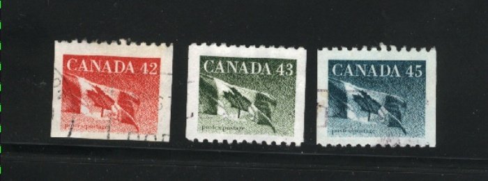 Canada #1394-96   -1   used VF 1992 PD