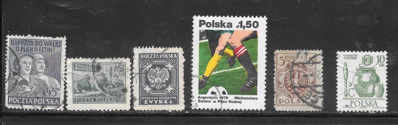 Poland #Z16 Used Mixture 10 Cent Collection / Lot