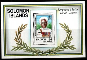 SOLOMON ISLANDS SGMS727 1992 BIRTH CENTENARY OF SGT-MAJOR JACOB VOUZA MNH