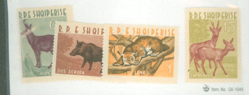 Albania #639-642  Single (Complete Set)