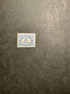 Stamps Newfoundland J3a never hinged