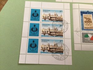 Hungary 1983-1985 Philatelic cancelled  stamps sheet A9010