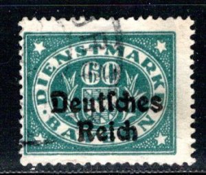 German States Bavaria Scott # O59, used, exp h/s, Mi # DR41