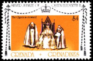 Grenada Grenadines #237-239, Complete Set(3), 1977, Royalty, Never Hinged