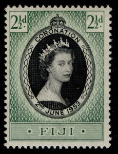 FIJI QEII SG278, 2½d 1953 CORONATION, NH MINT.