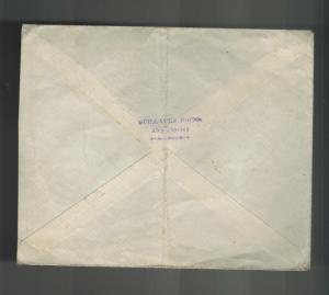 1924 halep Cover to Prague Czehcoslovakia Overprints