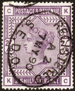 Great Britain Stamps # 96 Used VF Victoria Scott Value $140.00