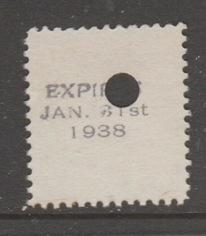  USA New England Telephone Telegraph stamp 3-3-21 --- 1938  Punch Cancel 4b