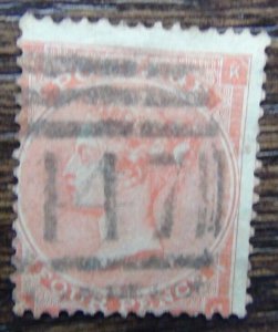 Great Britain 4d Vermillion Used