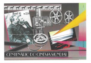 Brazil 1995 Motion Picture Cent S/S Sc 2540 MNH C13