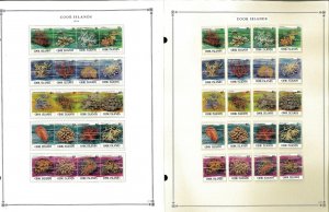 Cook Islands 1892-2010 MNH, LH & U in Mounts & Hinged on Scott International Pgs