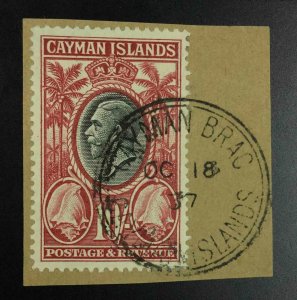 MOMEN: CAYMAN ISLANDS SG #107 1935 USED £100 LOT #62832 