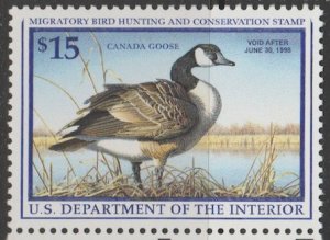 U.S. Scott Scott #RW64 Duck Stamp - Mint NH Single - Scan cutoff