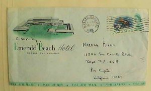 BAHAMAS  HOTEL EMERALD BEACH  PICTORIAL 1965 TO USA