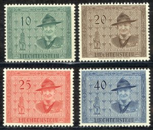 Liechtenstein Sc# 270-273 MNH 1953 Lord Baden Powell