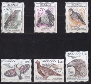 Monaco, Fauna, Birds MNH / 1982