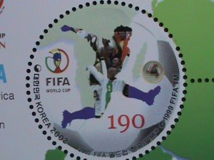 KOREA 2002-FIFA-WORLD CUP SOCCER CHAMPIONSHIPS : MNH S/S WE SHIP TO WORLDWIDE