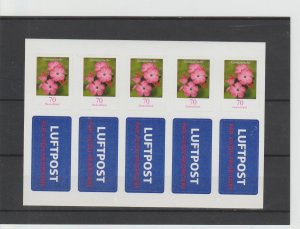 Germany  Scott#  2423b  MNH  Complete Pane  (2009 Clusterhead Pink)