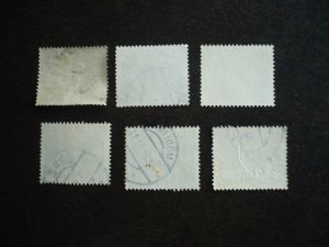 Stamps - Austria - Scott# 327,331,334-337 - Used Part Set of 6 Stamps