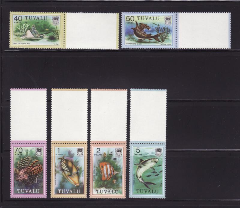 Tuvalu 96-108, 109-113 MNH Fish (B)