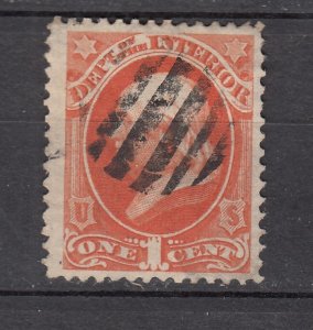 J40926 JL Stamps 1873 USA used #o15 dept of interior