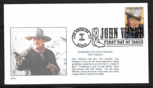 United States 3876 John Wayne The Shootist AALL Cachets FDC (JW8)